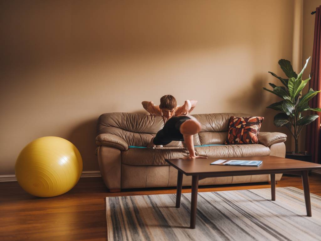 exercices simples pour rester en forme à la maison